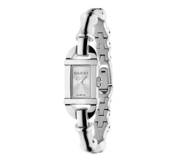 Gucci Bamboo Silber Edelstahl 22 x 17 mm