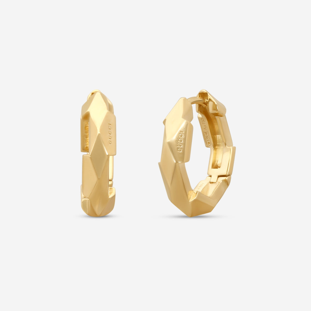 Gucci Link to Love Hoop-Ohrringe