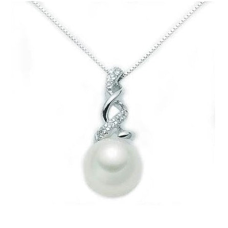 Miluna Halskette mit Perle und Diamanten