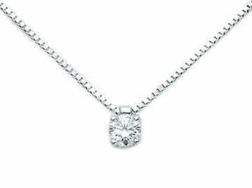 Miluna Halskette Punto Luce Gold 375 mit Diamant
