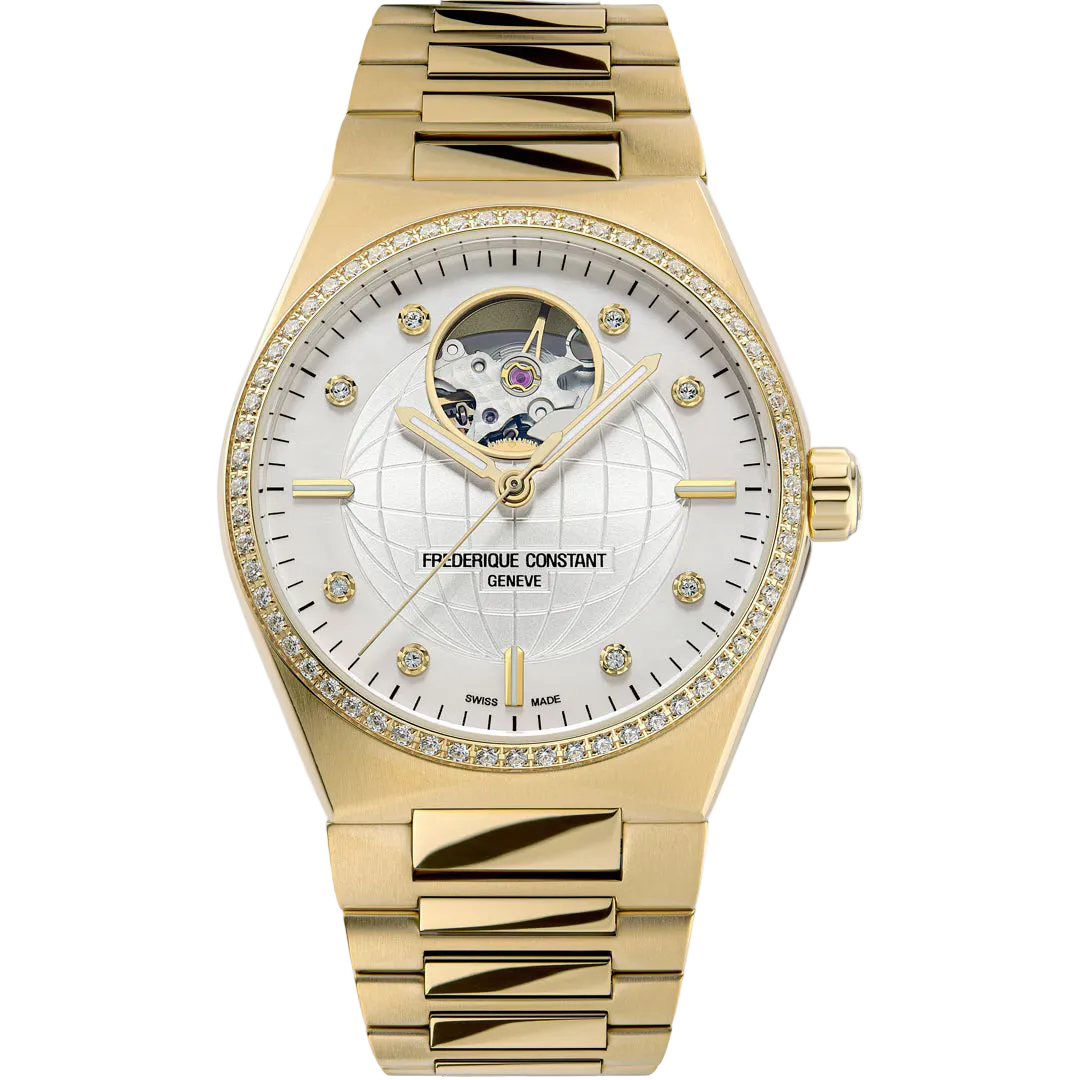 FREDERIQUE CONSTANT Highlife Ladies Automatic Heart Beat Goldig FC-310MPWD2NHD5B DAMEN