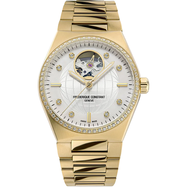 FREDERIQUE CONSTANT Highlife Ladies Automatic Heart Beat Goldig FC-310MPWD2NHD5B DAMEN