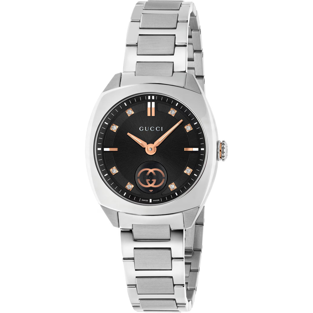 GUCCI INTERLOCKING YA142513 ARMBANDUHR ZEITLOSE ELEGANZ