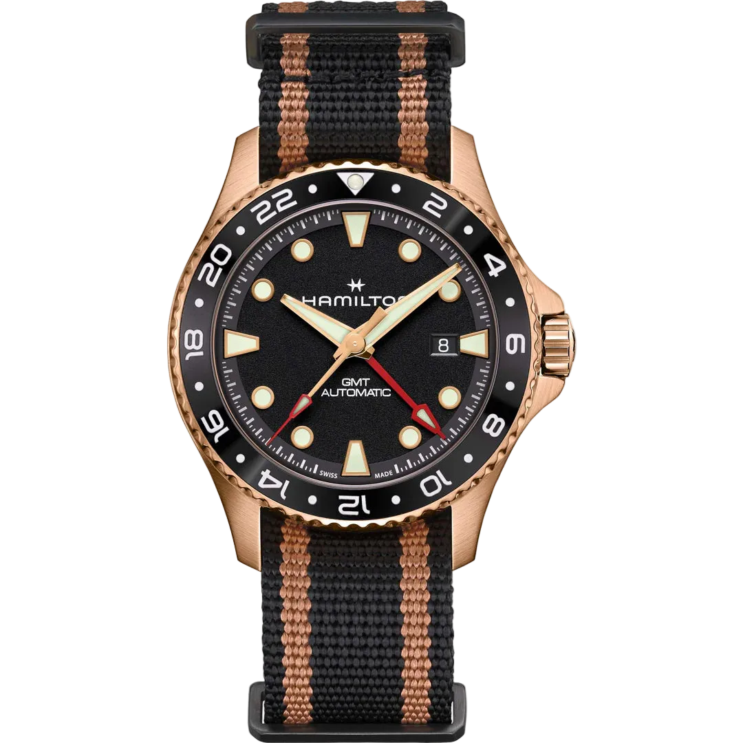 HAMILTON KHAKI NAVY SCUBA GMT AUTOMATIC H82565930
