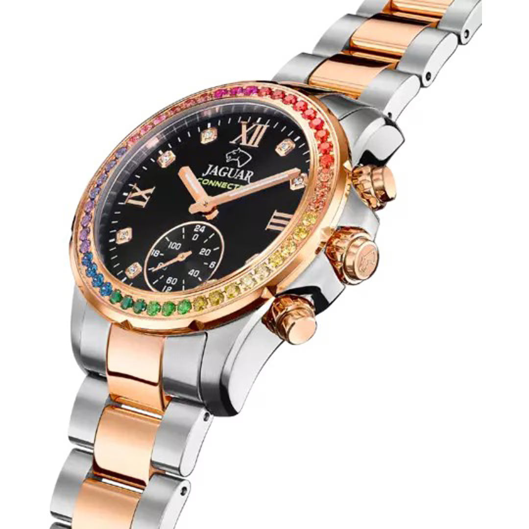 JAGUAR WATCHES Connected Lady Bicolor Rosé / Dark Rainbow 37mm Mod. J981/5 J981_5
