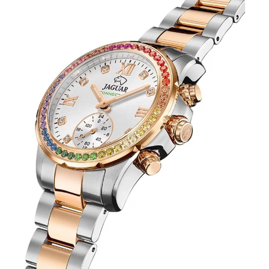 JAGUAR WATCHES Connected Lady Bicolor Rosé / Rainbow 37mm Mod. J981/4