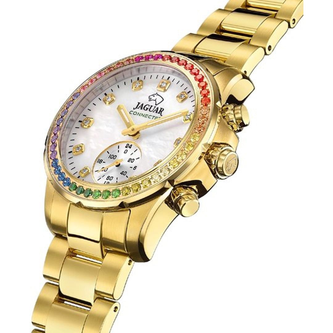 JAGUAR WATCHES Connected Lady Goldig / Rainbow 37mm Mod. J983/4