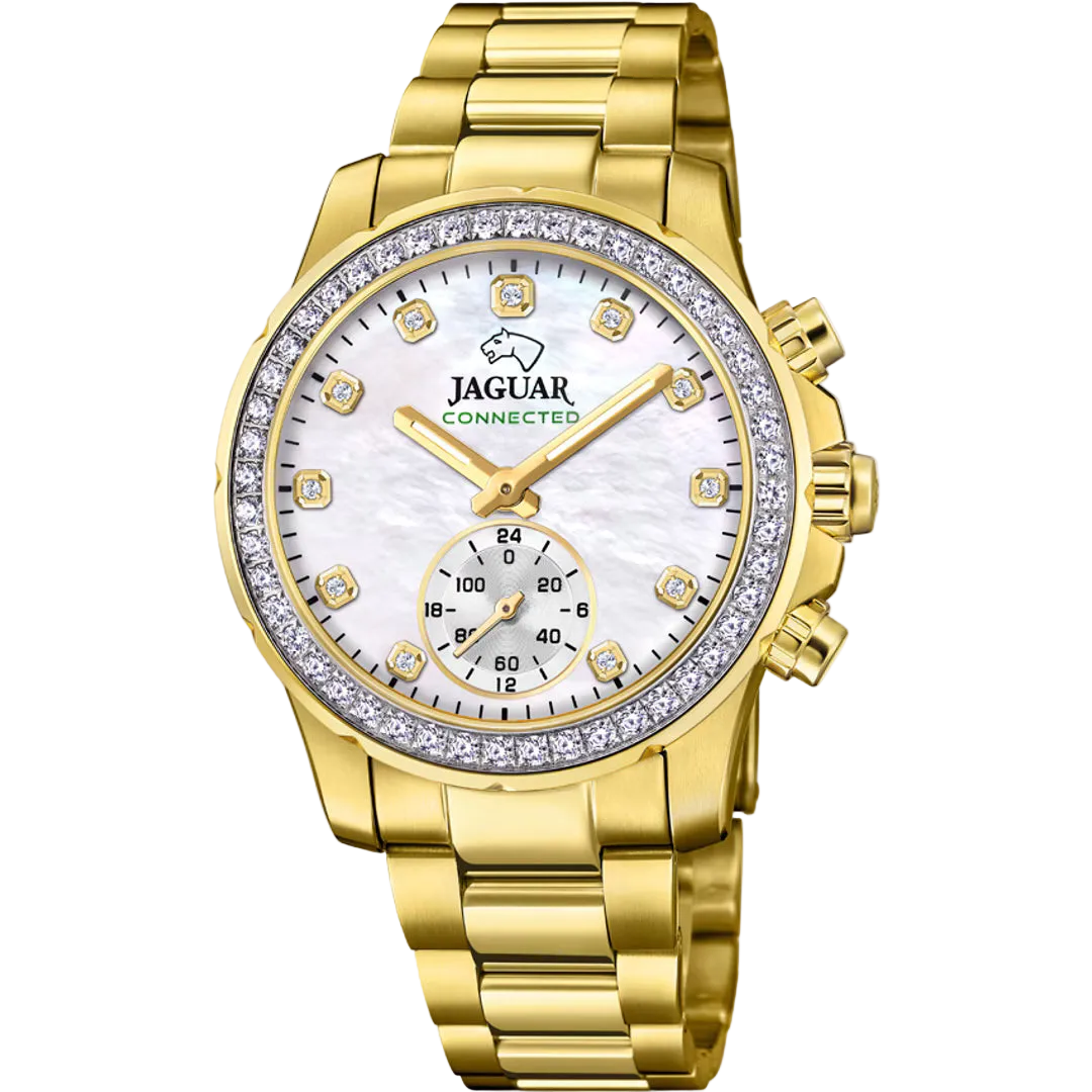 JAGUAR WATCHES Connected Lady Gold / White 37mm Mod. J983/1 J983_1