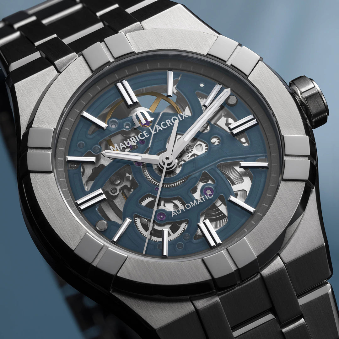 MAURICE LACROIX Aikon Automatik Skeleton 39mm MOD. AI6007-SS002-031-1