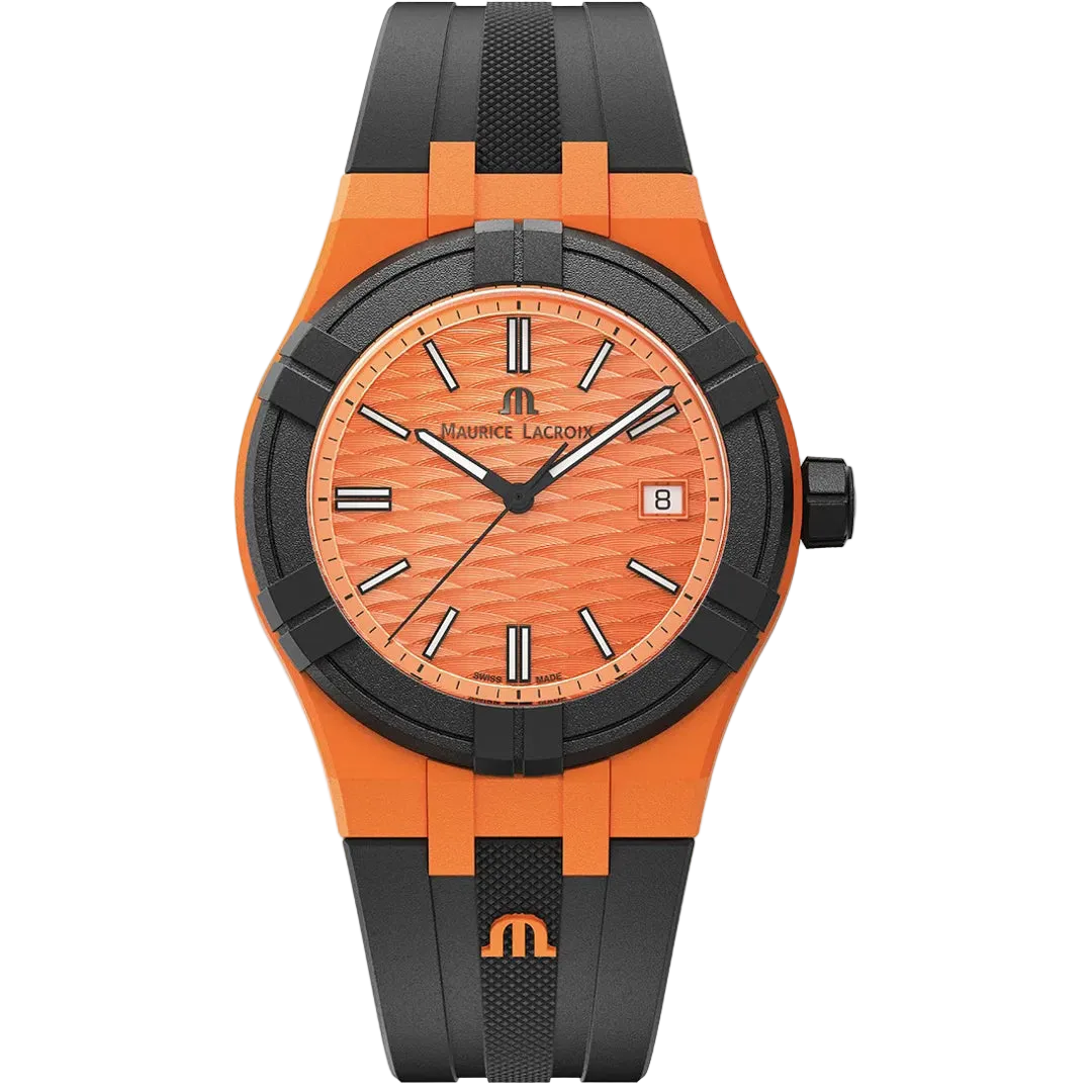 MAURICE LACROIX Aikon #tide Orange / Black MOD. AI2008-50050-300-0