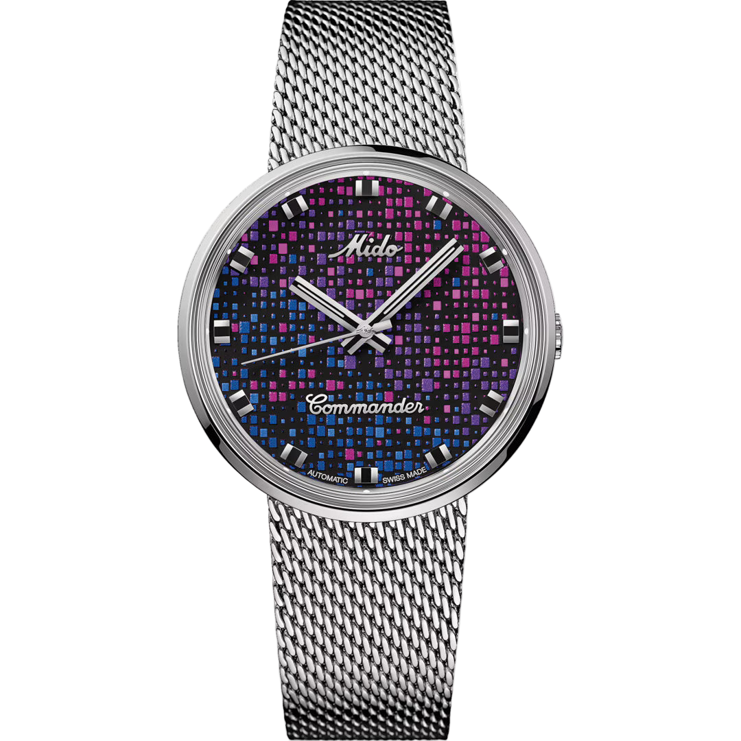 MIDO Commander 1959 Pixels Special Edition MOD. M8429-4-N7-11