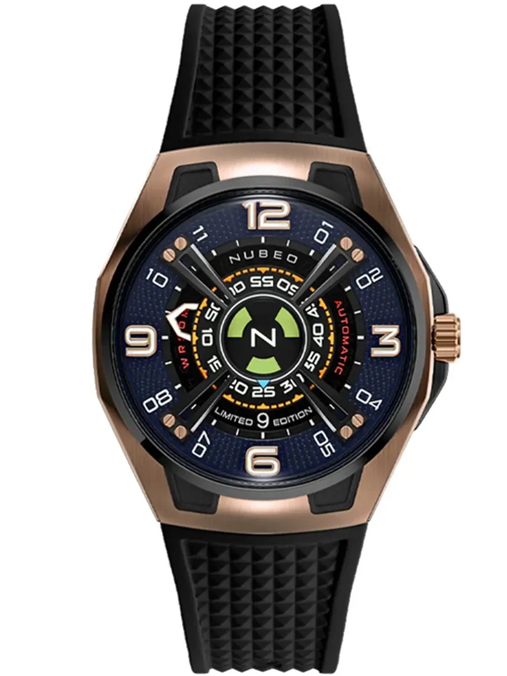 Nubeo OAO Automatic Limited Edition Asteroid Black