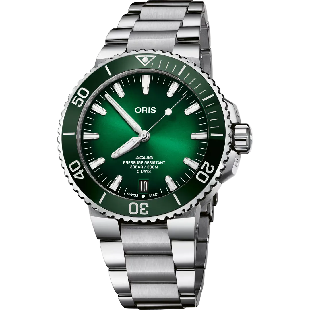 ORIS MOD. AQUIS DATE CALIBRE 400 400776341570782409PE