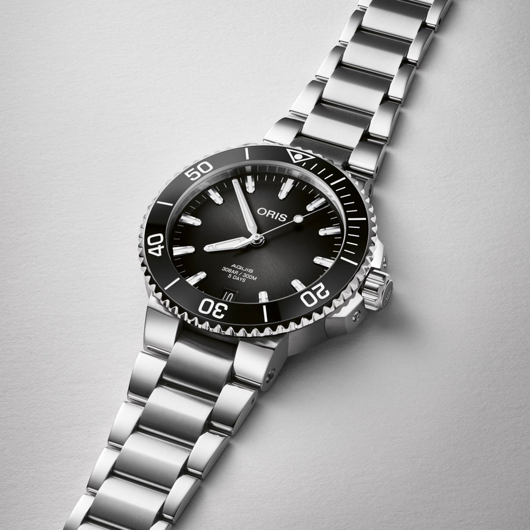 ORIS MOD. AQUIS DATE CALIBRE 400 400776941540782209PE