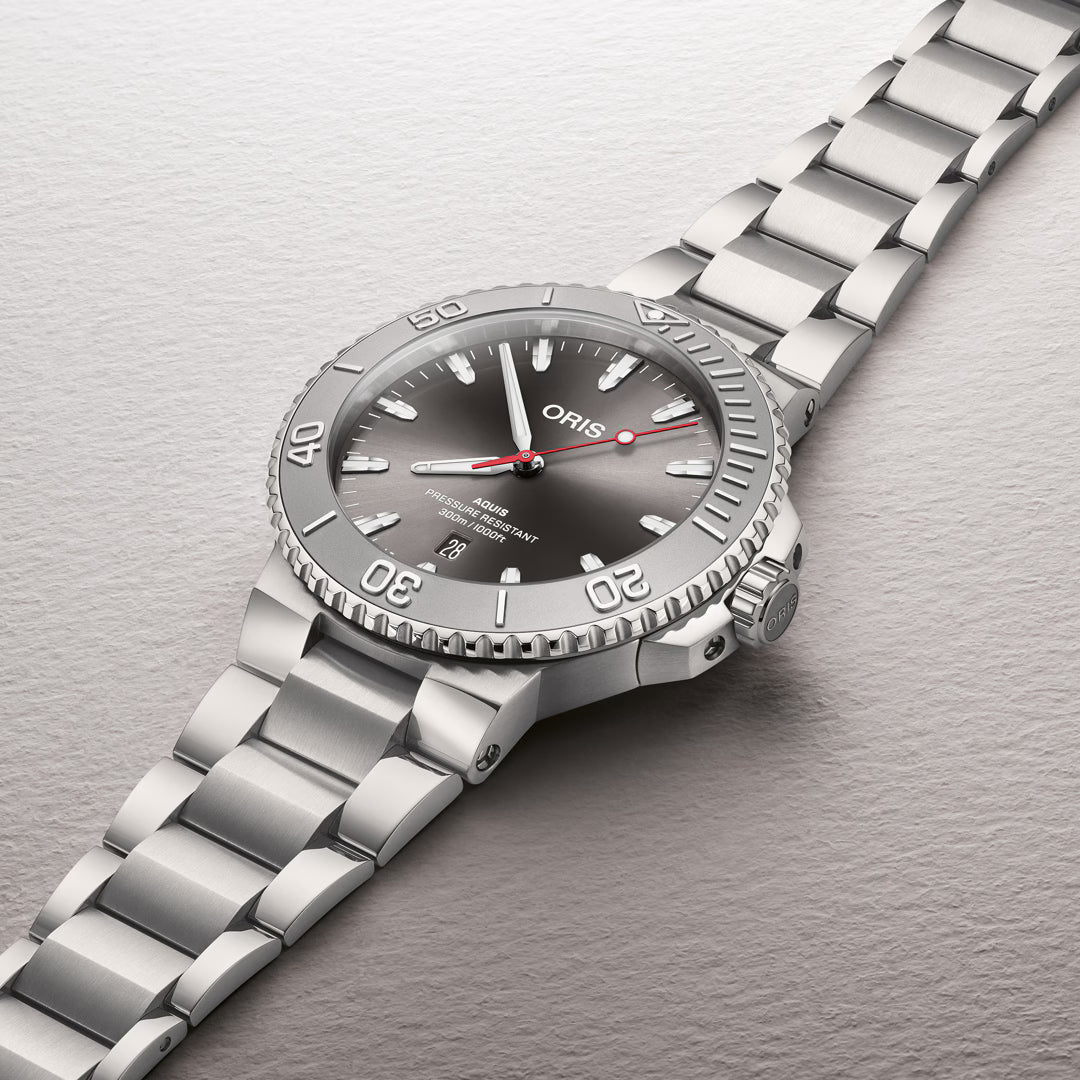ORIS MOD. AQUIS DATE RELIEF 733773041530782405PE