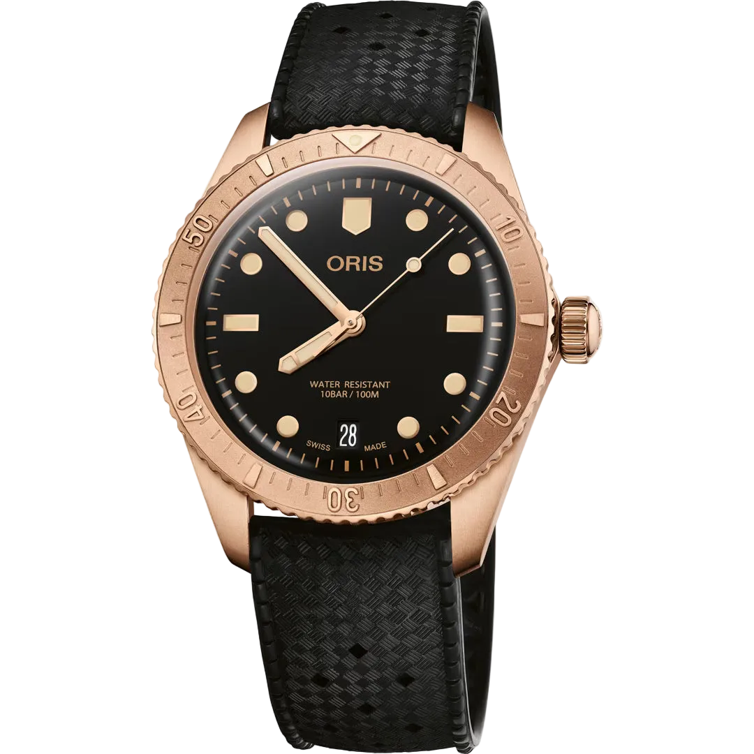 ORIS MOD. DIVERS SIXTY-FIVE COTTON CANDY SEPIA 733777131540741918BR