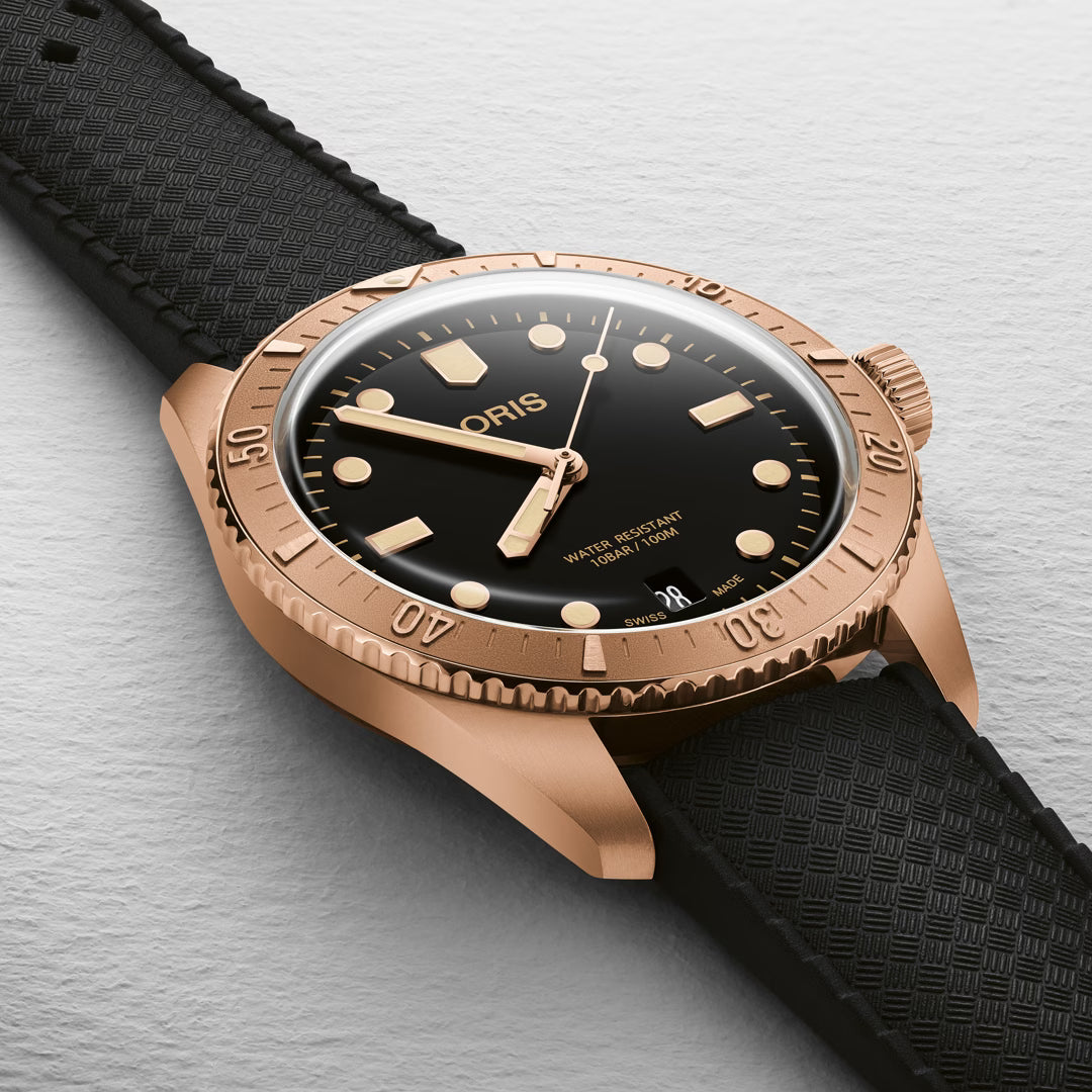 ORIS MOD. DIVERS SIXTY-FIVE COTTON CANDY SEPIA 733777131540741918BR