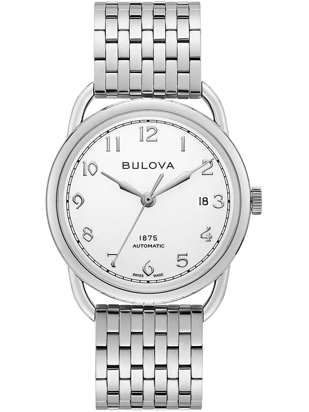 BULOVA MOD 96B326 QUARTZ ANALOG DATUM MÄNNERUHR – Produktbild 1