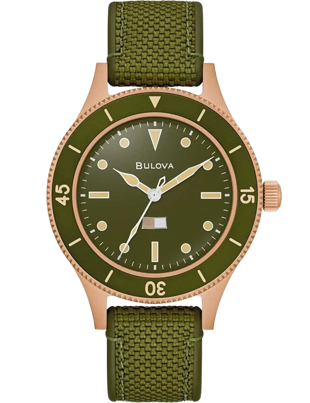 BULOVA MOD 98A324 QUARZ ANALOG 38MM SAPHIR 20ATM – Produktbild 1