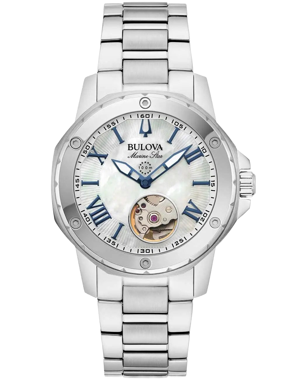 BULOVA MOD 96L326 DAMENUHR QUARTZ CHRONO SAPHIR 38MM – Produktbild 1