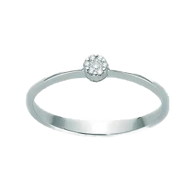 MILUNA LID2386 Damenring 18 Karat Gold mit 7 Diamanten – product image 1