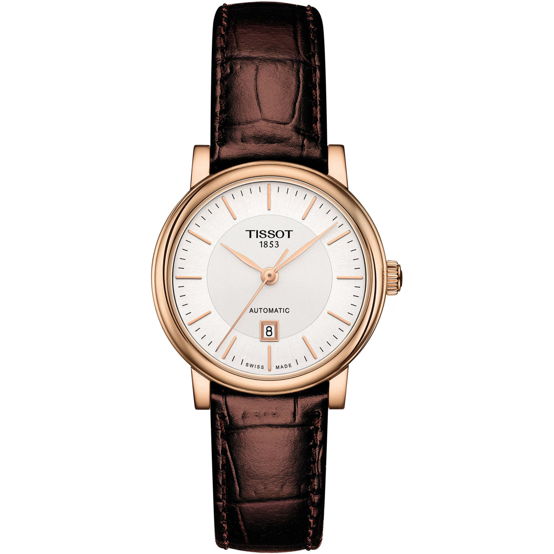 Tissot Carson Premium Automatic Lady Weiss Braun