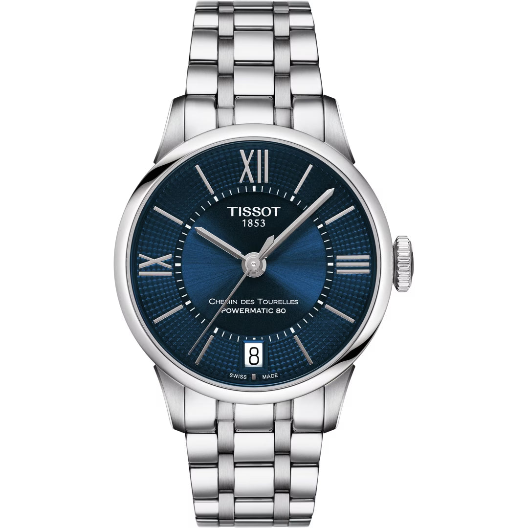 Tissot Chemin des Tourelles Powermatic 80 Lady Edelstahl
