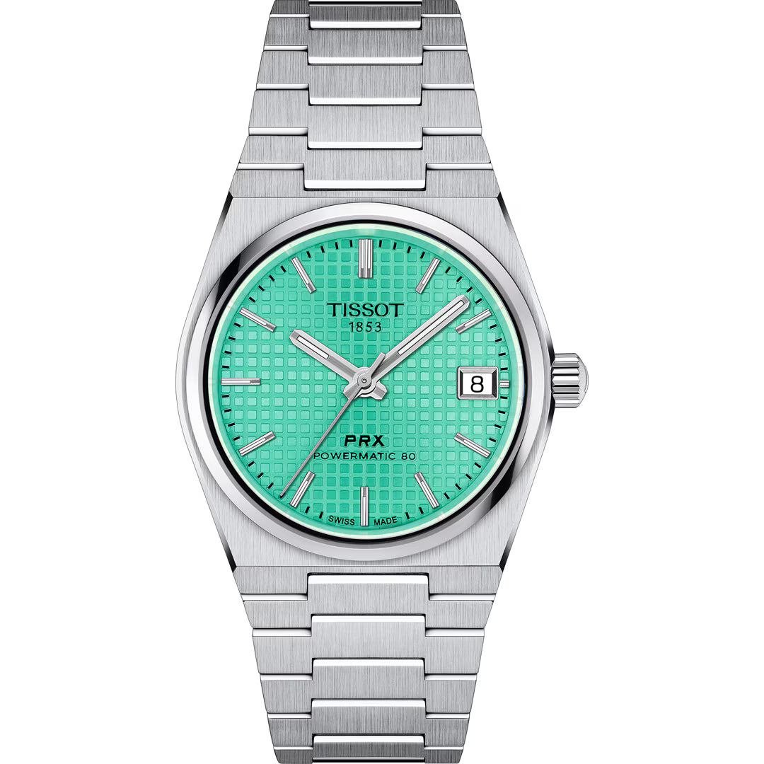Tissot PRX Powermatic 80 Damenuhr Automatik Gruen 35mm