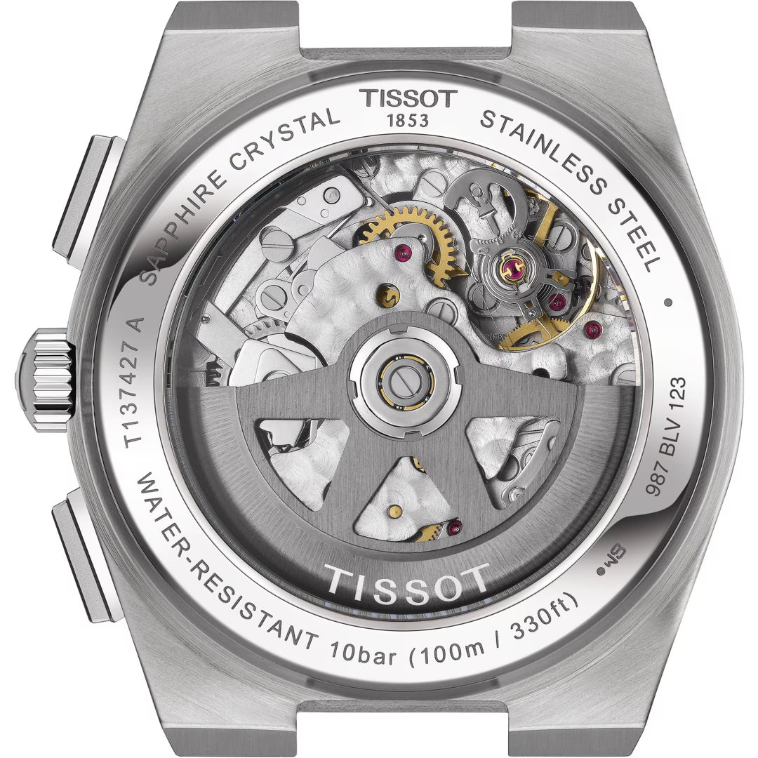 TISSOT PRX POWERMATIC CHRONO T1374271104100 HERRENUHR AUTOMATIK BLAU 42MM