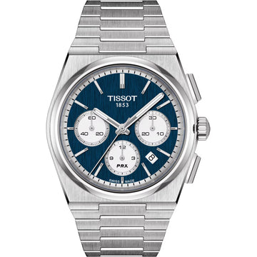 TISSOT PRX POWERMATIC CHRONO T1374271104100 HERRENUHR AUTOMATIK BLAU 42MM